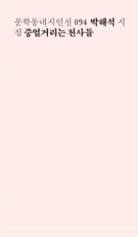 중얼거리는 천사들 (문학동네 시인선 094)